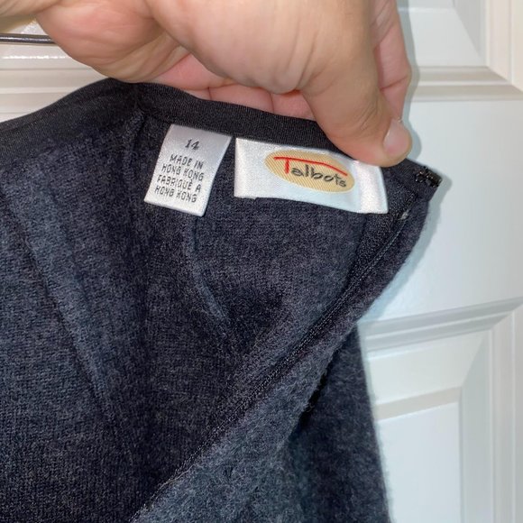 Vintage Women's Talbots 100% Wool Faux Wrap Maxi - Picture 7 of 7